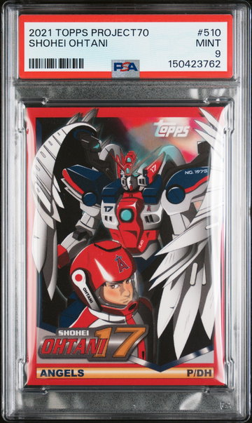 2021 Topps Project70 Artist: Jeff Staple Shohei Ohtani #510 /8709 PSA 9