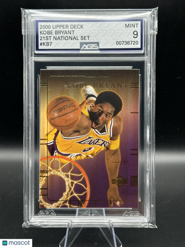 2000 Upper Deck 21st National Set Kobe Bryant #KB7 AGS 9