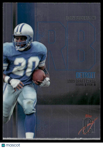 2024 Topps Signature Class Barry Sanders #BCV-15 Base Chrome Variation