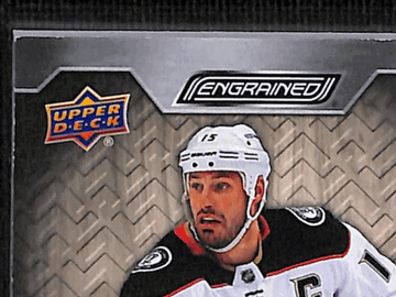 2019-20 Upper Deck Engrained Hockey Ryan Getzlaf Anaheim Ducks Trading Card White Birch Auto /35 SP