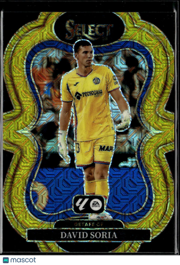 David Soria 2026 Panini Select Mezzanine Gold Mojo Prizm /10 Getafe CF