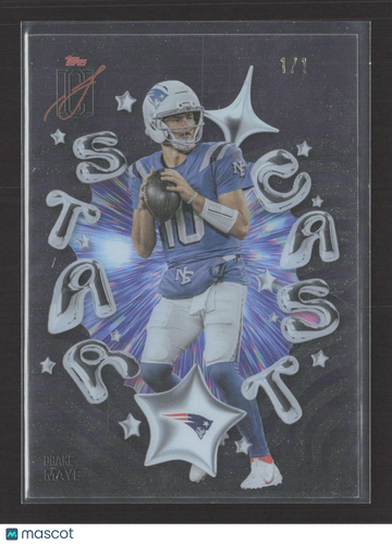 2025 Topps Signature Class Star Cast Drake Maye #SC-13 Superfractor /1