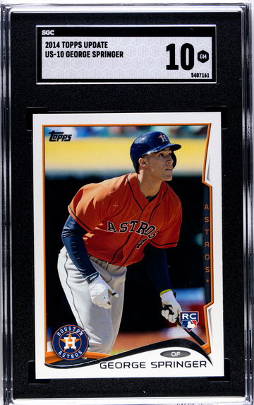 George Springer Rookie - 2014 Topps Update US-10 - Gem Mint SGC 10