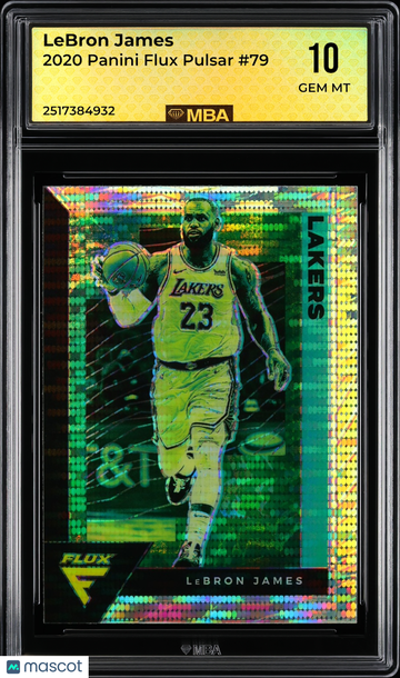 2020 Panini Flux LeBron James #79 Pulsar MBA 10