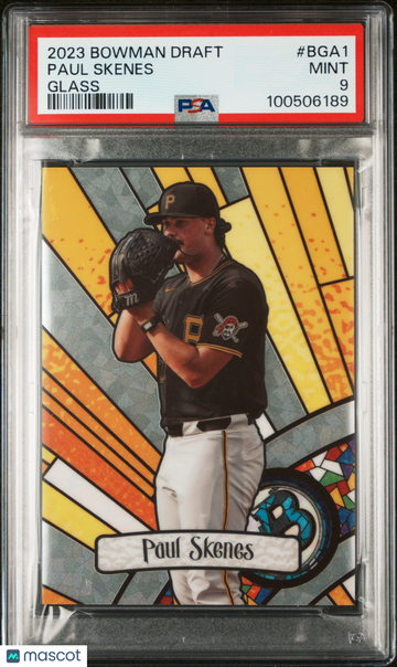 2023 Bowman Draft Bowman Glass Paul Skenes #BGA1 PSA 9