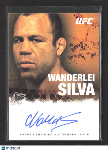 2010 Topps UFC Wanderlei Silva #FA-WS Authentic Autograph