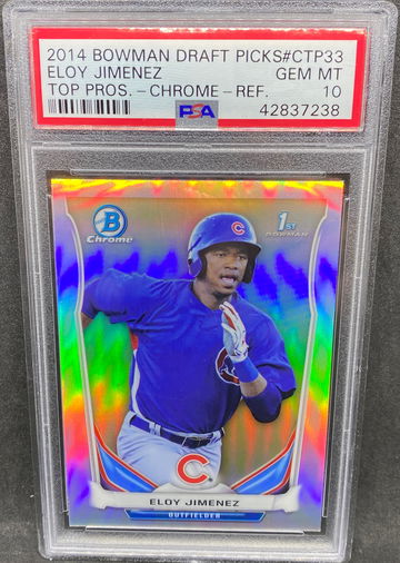 Eloy Jimenez bowman chrome draft Refractor