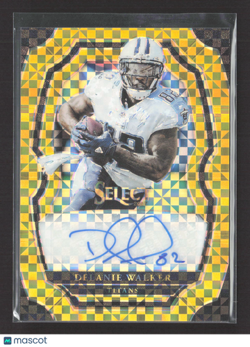 2018 Panini Select Prizm Delanie Walker #SP-DW Gold Checkerboard /5