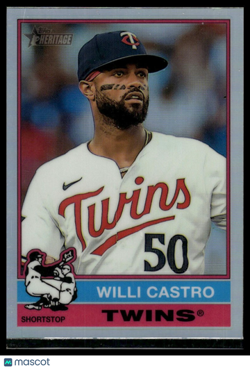 2025 Topps Heritage Willi Castro #73 Chrome Refractor