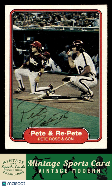 1982 Fleer Pete & Re-Pete (Pete Rose & Son) #640