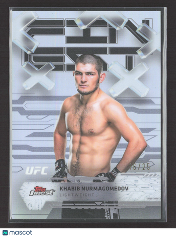 2025 Topps Finest UFC Khabib Nurmagomedov #33 /25