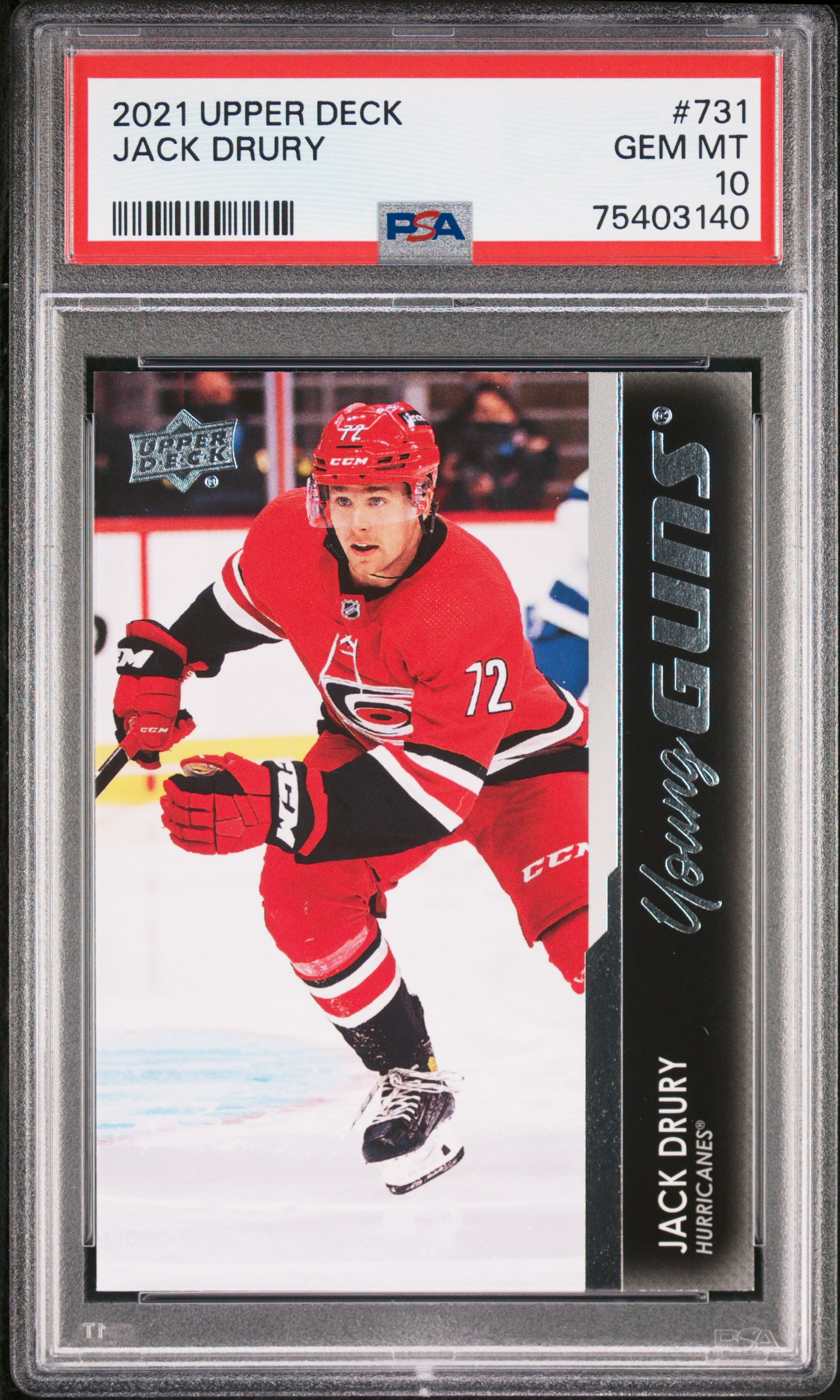2021-2022 Upper Deck Jack Drury #731 PSA 10