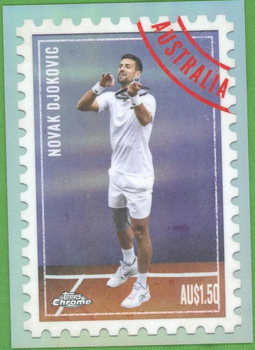 2025 Topps Chrome ITP-2 Novak Djokovic VG