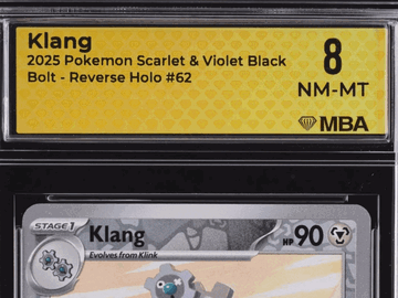 2025 Pokemon Scarlet & Violet Black Bolt Klang Reverse Holo MBA 8 #62