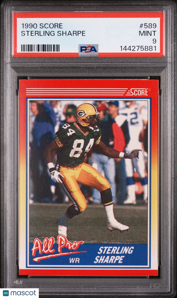 1990 Score Sterling Sharpe #589 PSA 9