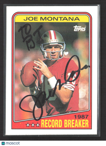 1988 Topps Joe Montana #4