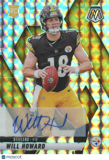 2025 Will Howard #318 Mosaic Rookie Panini Authentic