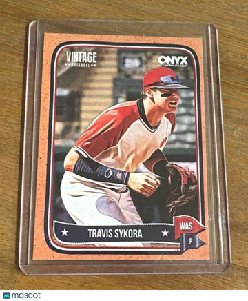2024 Onyx Vintage - Orange Bordered Travis Syroka #OVTRSY