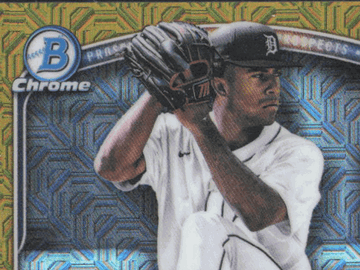2025 Topps Bowman Chrome Malachi Witherspoon #BMA-MWI Gold Mojo Refractor /50