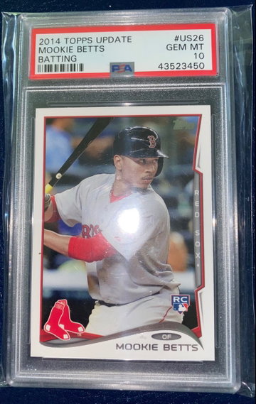 Mookie Betts 2014 Topps Update #US26 PSA 10