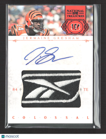 2012 Panini National Treasures Colossal Jermaine Gresham #12 Patch Auto