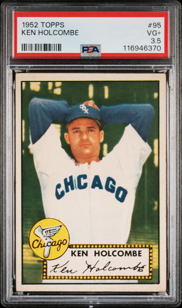 1952 Topps Ken Holcombe #95 PSA 3.5
