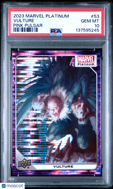 2023 Upper Deck Marvel Platinum Vulture 05/33 #53 PSA 10