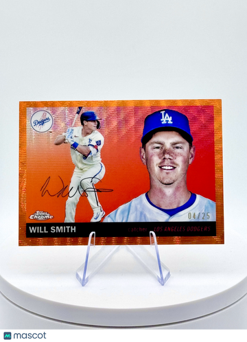 Will Smith - 2025 Topps Chrome Platinum #182 Orange Wave Refractor /25