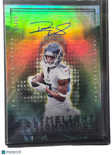 2022 Panini Illusions Limelight Signatures Robert Woods #LS-RW /15