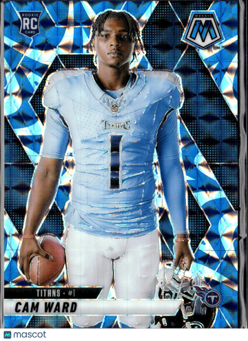 Cam Ward 2025 Panini Mosaic Football RC Blue Tennessee Titans