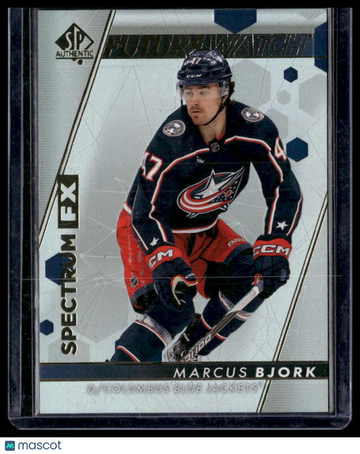 2022-23 SP Authentic Marcus Bjork #S-52 Spectrum FX