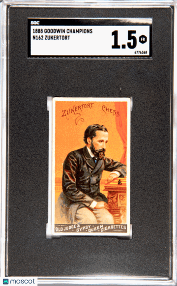 1888 Goodwin Champions (N162) Zukertort SGC 1.5