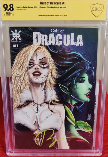 Cult of Dracula #1 - CBCS 9.8 - Witnessed Signature by Ryan Kincaid