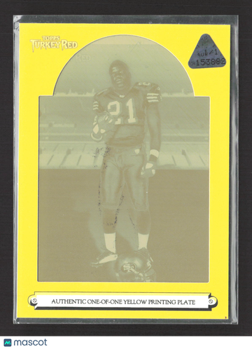 2006 Topps Turkey Red Frank Gore #44 Yellow Printing Plate