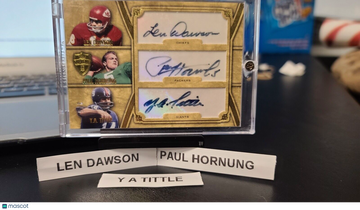 2010 Topps Supreme Y.A. Tittle Paul Hornung Len Dawson #3
