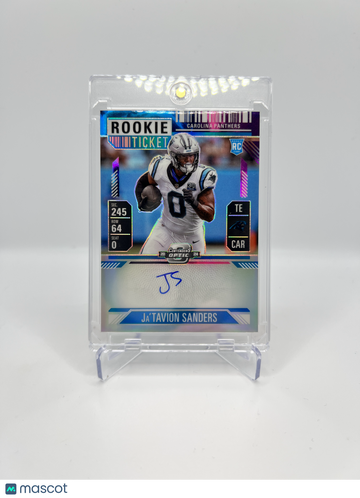 2024 CONTENDERS OPTIC JA'TAVION SANDERS NEBULA PRIZM ROOKIE AUTO /2 RC