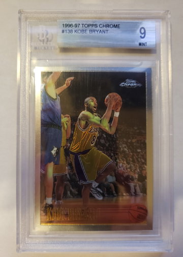Kobe Bryant 1996 Topps Chrome #138 RC BGS 9