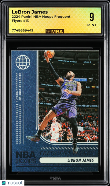 2024 Panini NBA Hoops Frequent Flyers LeBron James #13 MBA 9