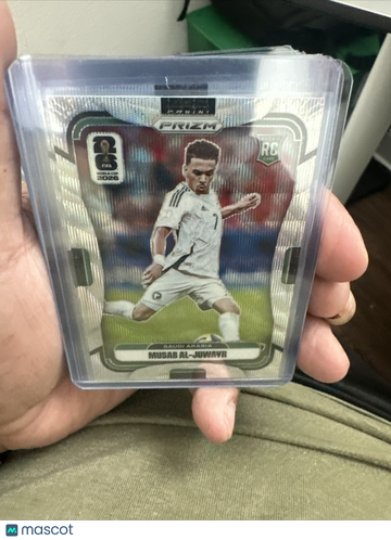 2026 Panini Prizm FIFA World Cup 2026 Musab Al-Juwayr #388 Silver Wave RC