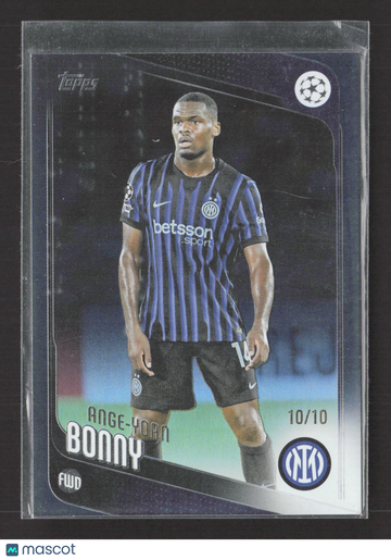 2026 Topps UEFA Champions League Ange-Yoan Bonny #116 10/10