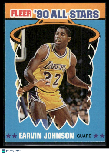 1990-91 Fleer Earvin Johnson #4 All-Stars