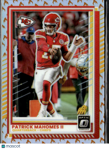 2025 Panini Donruss Optic Patrick Mahomes II #40 Fire