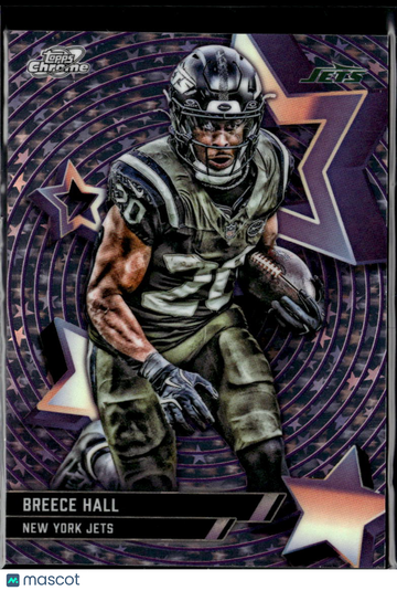 Breece Hall 2025 Topps Chrome New York Jets