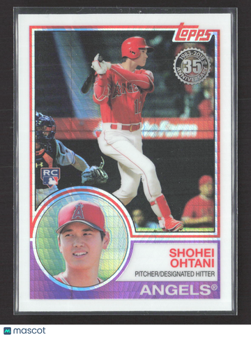 2018 Topps Silver Pack 1983 Design Chrome Shohei Ohtani #145 RC