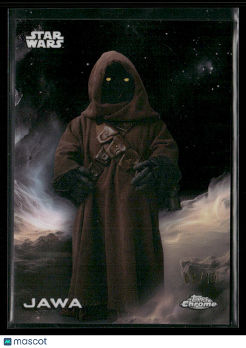 2025 Topps Chrome Star Wars Jawa Mustafar Black Refractor 09/10 #125