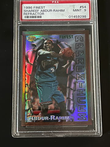 1996 Finest Shareef Abdur-Rahim RC REF PSA 9 MINT