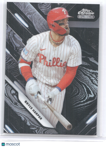 2026 Topps Chrome Black Bryce Harper #DAM-14 Damascus
