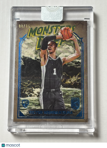 2023-24 Topps 3 Victor Wembanyama #MD-21 Nicely Centered Mint Parallel/Variety Rookie Insert Short Print 08/15