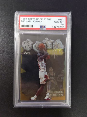 1997 Topps Rock Stars Michael Jordan #RS1 PSA 10