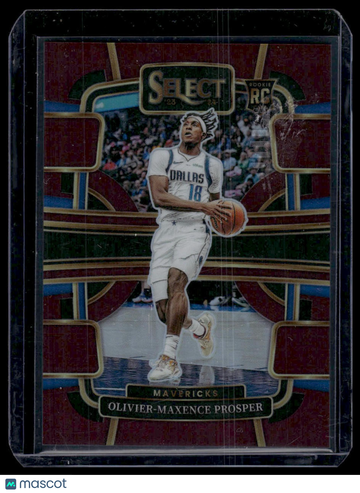 2023-24 Panini Select Olivier-Maxence Prosper #85 Purple Flash Prizms SN,RC